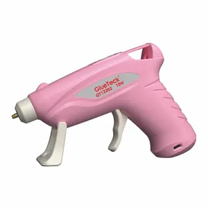 Fabriek Mini Kid 'S Kleine Lijmpistool Draadloze Dc 10W Draadloze Batterij Aangedreven Roze 3.7V Lijmpistool Siliconen gun Voor Craft