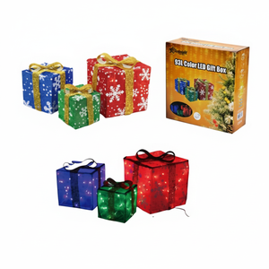 24PC/CS LED coffret cadeau de Noël 6 \ "8 \" 10 \ "utilisation d'ornement - Product Image 4