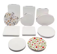 Nouveau modèle 2026 – Miroir de maquillage pliable décoratif et commémoratif en forme de cœur, portable, pour l'extérieur (vente en gros)