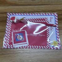 Enveloppes cadeaux de Noël personnalisées en vrac, assorties, en carton noir recyclé, format portefeuille sur mesure