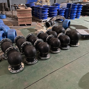 Leeboo cao su pipefitting SS mặt bích kết nối <span class=keywords><strong>90</strong></span> độ mở rộng Doanh linh hoạt <span class=keywords><strong>90</strong></span> độ khuỷu tay cao su - Product Image 2