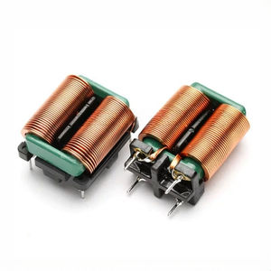 Inducteur à mode commun 5mH 10A SQ2418, fil de cuivre plat, inducteur à courant élevé, filtre à anneau magnétique EMI à pieds, bobine filtrante - Product Image 2