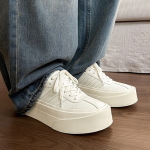 Zapatillas Blancas con Suela Gruesa Estilo 2026 para Hombre, Calzado Deportivo y Casual Moderno y Versátil para Primavera - Product Image 2