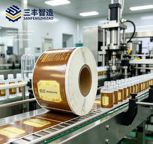 สติกเกอร์กระดาษคราฟท์พิมพ์ลายตามสั่ง Sanfengzhizao กันน้ำ สำหรับบรรจุภัณฑ์ - Product Image 5