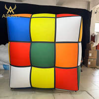 Game Party Store Business Promotion Event Gonflable Magic Cube Model Balloon Decoration