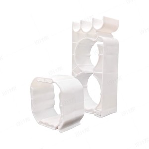 <b>Air</b> <b>Conditioning</b> Bracket <b>Pipe</b> Clamp Rectangle ABS Plastic Easy Install For Apartment Ceiling Mounted - Product Image 2