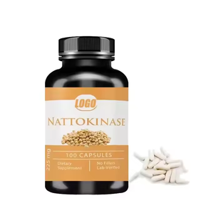 Suplementos de Nattokinasa en Venta, Mejor Precio al por Mayor, 20000fu Enzimas, Cápsulas de Nattokinasa Orgánica - Product Image 2