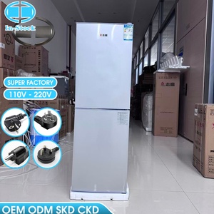 <span class=keywords><strong>Réfrigérateurs</strong></span> à double porte D 156L pour la maison, économie d'énergie, congélateur et réfrigérateur ultra-minces - Product Image 2