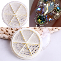Décoration d'ongles, perles rondes multi-tailles, accessoires, cristaux, perles, strass pour ongles