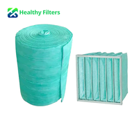 Rouleau de papier filtre HEPA H13, largeur 1,6 m x longueur 50 m, 70 g/m² ㎡   Média composite synthétique PP/PE pour la fabrication de filtres à air H11-H13