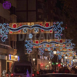 Luces de Calle con Forma de Cruz de Pascua para Decoración Festiva de Calles Comerciales y Plazas Públicas - Product Image 4