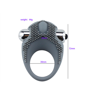 Anillos Vibradores de Silicona para Estimulación Masculina, Juguete Sexual para Adultos - Product Image 2