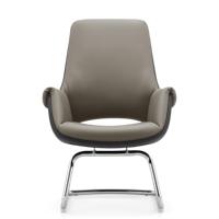 Chaises de visiteur de direction du gouvernement de meubles commerciaux modernes en cuir de luxe haut de gamme pour les cadres de bureau