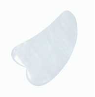 Produit de massage Gua Sha en cristal blanc naturel de grande taille pour le corps
