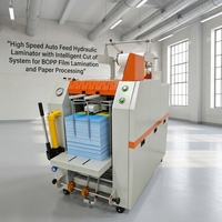 Machine de laminage hydraulique intelligente avec alimentation automatique du papier et découpe intelligente pour l'impression et l'emballage