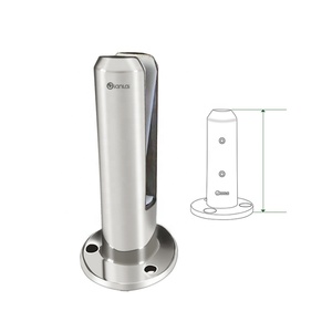 Aço inoxidável Frameless <span class=keywords><strong>Glass</strong></span> Pool Esgrima Balaustrada Stair <span class=keywords><strong>Railing</strong></span> <span class=keywords><strong>Glass</strong></span> Spigot - Product Image 5