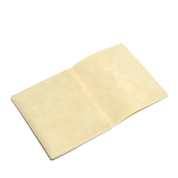 Promoção Mini Microfibra Suede Tecido Envelope Flap bolsas Jóias bolsa saco