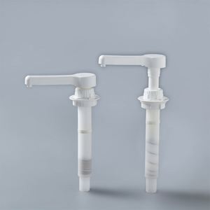 SY High Quality Plastic Disposable Long Nozzle 38/400 38/410 Big Dosage Syrup Sauce <b>Pump</b> <b>Dispenser</b> for Wine <b>Bottles</b> - Product Image 2
