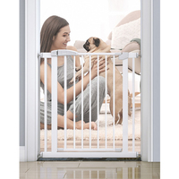Petite barrière de sécurité rétractable pour bébé en fer forgé