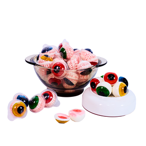 Halal Certified Customizable Bursting <strong>Eyeball</strong> <strong>Gummies</strong> Bulk <strong>Sour</strong> Soft Candy Factory Direct Supply Big 5D <strong>EyeBall</strong> OEM - Product Image 2