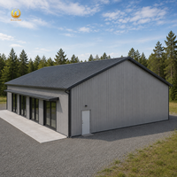 Bâtiment commercial en acier durable, préfabriqué, au design moderne et personnalisé, résistant aux intempéries, pour bureaux, commerces, hôtels et écoles