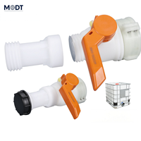 Kit d'adaptation pour réservoir IBC, connecteur de tube, bec de vidange 2 pouces, extension de tuyau, buse, bouchon de robinet, 1000L, polypropylène, agricole