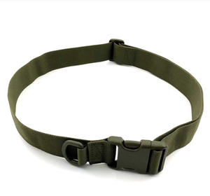 DFB0314 Ceintures en toile avec boucle en plastique, coloris camouflage vert, kaki, noir, avec crochet, pour la vente en gros et la personnalisation - Product Image 1