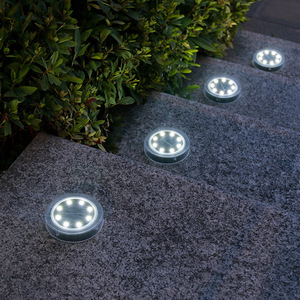 Solar Garden <b>Lights</b> Outdoor Pathway <b>LED</b> Lawn <b>Lights</b> Waterproof Solar Powered Ground <b>Lights</b> for Patio Yard Decoration - Product Image 2