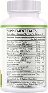 Suplemento bloqueador del apetito OEM compatible con la pérdida de grasa de cetosis y cápsulas de energía Keto BHB - Product Image 2