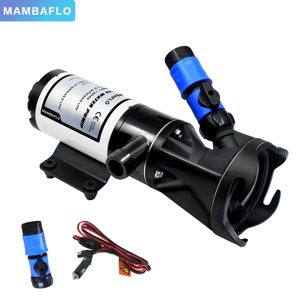 MAMBAFLO 24 V DC RV marine neuer Typ 45 LPM MP-4500 Abwasserpumpe Macerator-Pumpe, Toilettenpumpe WASSERWATT PUMPE, YACHT UND BOote MULTLAND