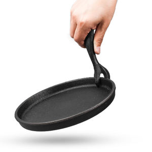 Plaque de poêle rond en fonte pour barbecue, livraison gratuite, grille plate pour bbq - Product Image 4