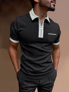 Camiseta <span class=keywords><strong>Polo</strong></span> Deportiva de Manga Corta para Hombre, Corte Ajustado, con Cuello, Estilo Casual, Poliéster, Venta al Por Mayor, OEM - Product Image 1