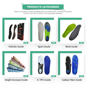 Semelles orthopédiques Bestar Deep Heel Cup pour fasciite plantaire, correction de la plante des pieds, soulagement des pieds plats, soutien de la voûte plantaire, demi-semelles orthopédiques - Product Image 5