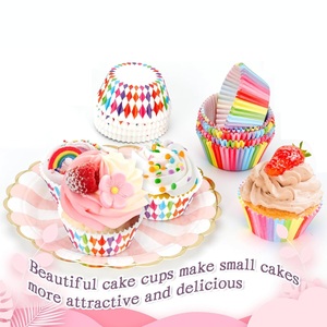 Moule à cupcakes en papier, boîte à muffins, plateau <span class=keywords><strong>de</strong></span> cuisson, outils <span class=keywords><strong>de</strong></span> décoration <span class=keywords><strong>de</strong></span> gâteaux, décoration <span class=keywords><strong>de</strong></span> fête d'anniversaire, moule à pâtisserie DIY - Product Image 3