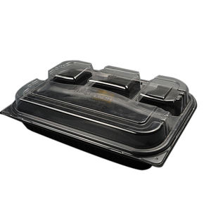 Emballage de service alimentaire, 10 plateaux en plastique pour service alimentaire, offre spéciale, échantillon gratuit - Product Image 1