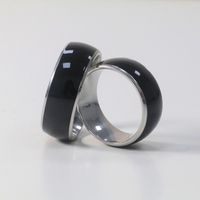 Offre Spéciale nouvelle bague de paiement NFC personnalisée RFID bague NFC intelligente avec diamant