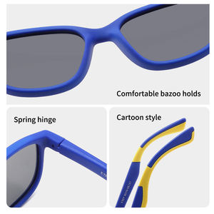 子供用サングラスTendencia 2025ファッションギフトフレキシブルライトTR90スクエア偏光 - Product Image 2