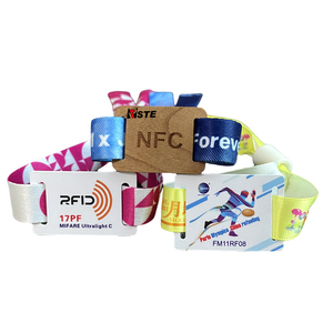 RSTEカスタムプリント13.56MHz木製NFC RFID織りリストバンドアクセス制御カード付属品 - Product Image 4
