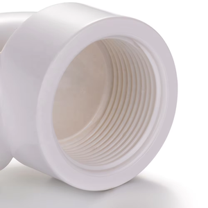 Conector DXZP para Tubería <span class=keywords><strong>de</strong></span> Plástico, Codo Roscado Hembra <span class=keywords><strong>de</strong></span> 1/2 Pulgada y 90 Grados para Suministro <span class=keywords><strong>de</strong></span> Agua - Product Image 3
