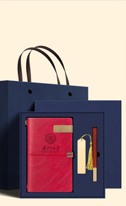 Carnet de voyage A6 personnalisé avec stylos <span class=keywords><strong>gel</strong></span> en bois de rose et marque-pages Boîte cadeau tout-en-un pour la <span class=keywords><strong>couture</strong></span> avec couverture en cuir - Product Image 5