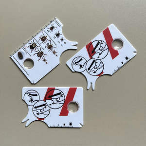 बिल्लियों कुत्तों के लिए स्मार्ट प्यारा टिकाऊ प्लास्टिक आवर्धक प्लेसी टिक कैचर वर्ष भर कीट नियंत्रण सहायक उपकरण - Product Image 1