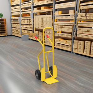 Carrello a mano in ferro per carichi pesanti, capacità 350 kg, costruzione in ferro, ruote solide da 10 pollici, facile da spostare, personalizzabile OEM, per la spesa - Product Image 3