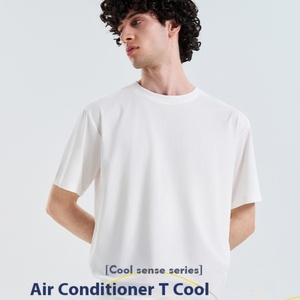 Nouvelle Tendance Été 2025 : T-shirt Décontracté Sportif pour Homme, Manches Courtes, Couleur Unie, 100% Coton Tricoté – Vente en Gros Usine - Product Image 6