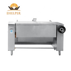 Poêle à braiser inclinable à fond plat |   Double alimentation (essence/électrique) |   Chariot inclinable manuel sur roues, avec couvercle articulé pour une utilisation facile - Product Image 6