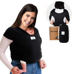 <span class=keywords><strong>Porte</strong></span>-bébé ergonomique gris original, écharpe extensible pour bébé <span class=keywords><strong>avec</strong></span> <span class=keywords><strong>anneau</strong></span> réglable et pliable - Product Image 3