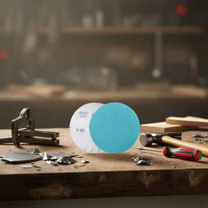 Discos de Lijado Resistentes con Velcro P80 de 150 mm para Acabado de Madera y Metal - Product Image 3