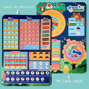 Homeschool Date Month Day Seasons Weather Learning Hanging My First Daily <b>Calendar</b> for Kids - Product Image 2