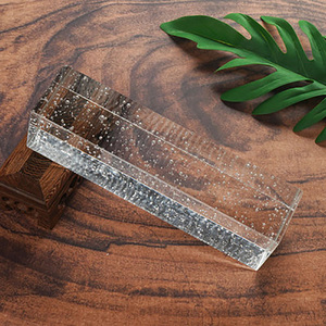 Solido & struttura vuota chiaro di cristallo blocco di mattoni di vetro per la decorazione di edifici per il bagno Hotel <span class=keywords><strong>e</strong></span> l'uso della parete di tenda - Product Image 1