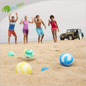 Yeuuq — <span class=keywords><strong>jeu</strong></span> <span class=keywords><strong>de</strong></span> Boules douces en PVC, Pack <span class=keywords><strong>de</strong></span> 8 Boules <span class=keywords><strong>de</strong></span> banquettes <span class=keywords><strong>de</strong></span> 90MM, pour les jeux d'extérieur, la pelouse, le jardin, la cour et la <span class=keywords><strong>plage</strong></span> - Product Image 4