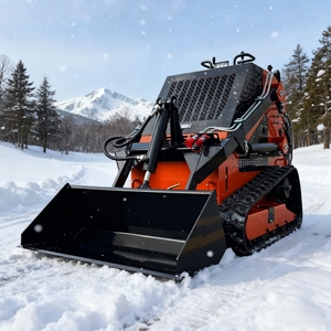 Mini DIESEL xăng điện Skid Steer lật Trung Quốc S460 V1000 skidsteer nhỏ kết thúc trước loader giá rẻ để bán - Product Image 2